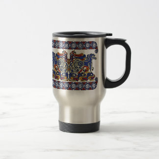 Celtic Mugs, Horses & Birds Design #2 Travel Mug