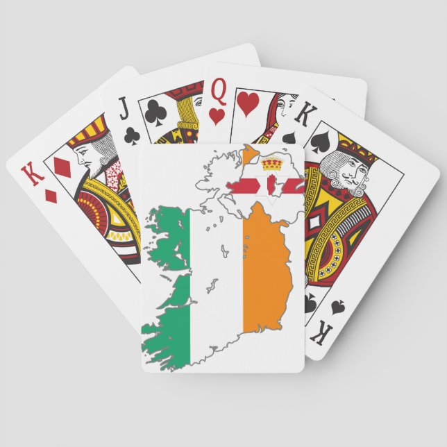 Celtic Nation Irish Map Playing Cards (Back)
