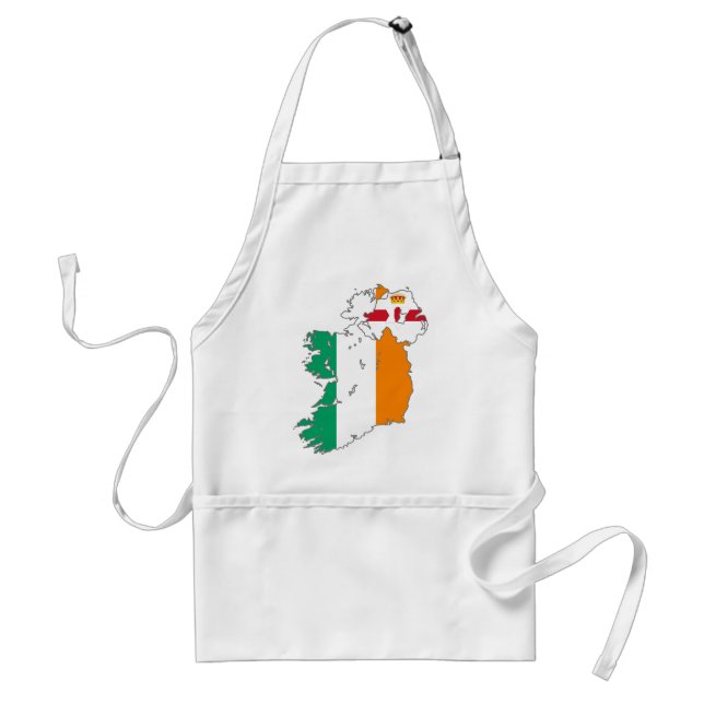 Celtic Nation Irish Map Standard Apron (Front)