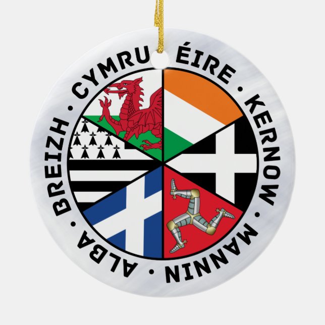 Celtic Nations Flags Decoration (Back)