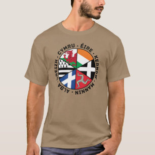 Celtic Nations Flags T-Shirt