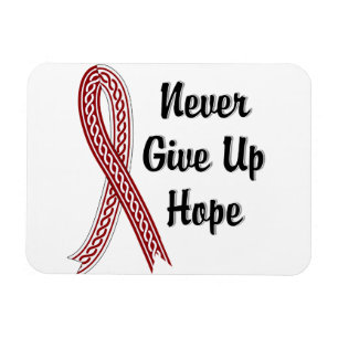 Celtic Never Give Up Hope Head and Neck Cancer Magnet