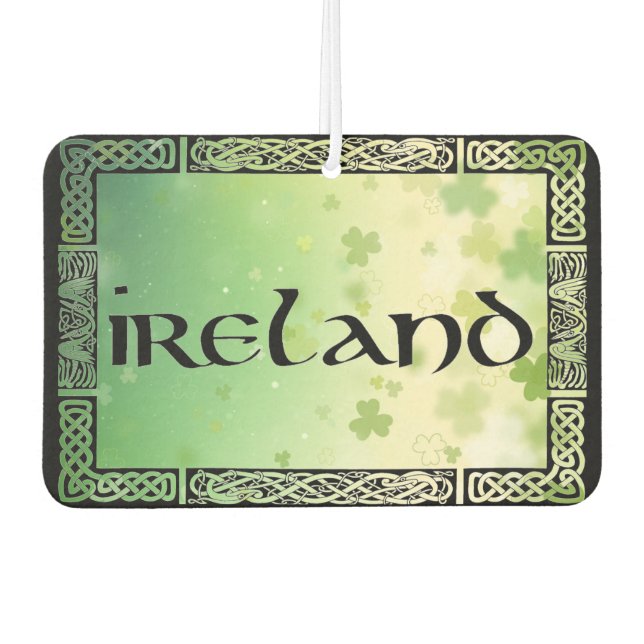 Celtic node, various fragrances, Ireland Car Air Freshener (Front)