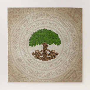 Celtic Oak Tree of life -Yggdrasil Jigsaw Puzzle