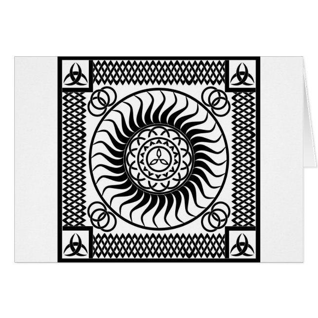 Celtic ornament Single (Front Horizontal)