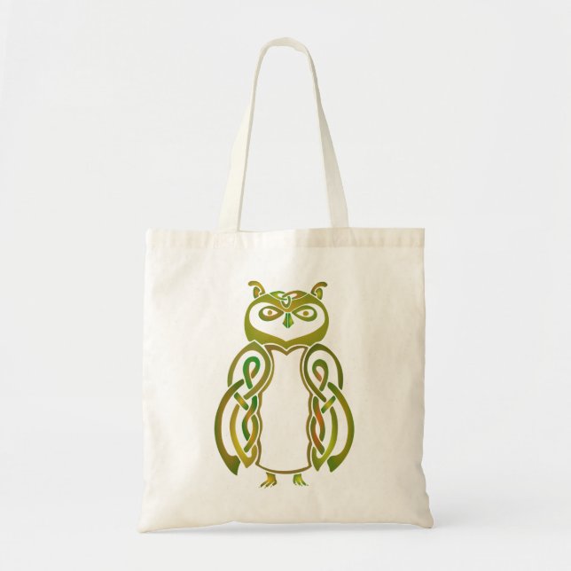 Celtic Owl Tote Bag (Front)