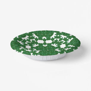Celtic Pines Paper Bowl Paper Plate