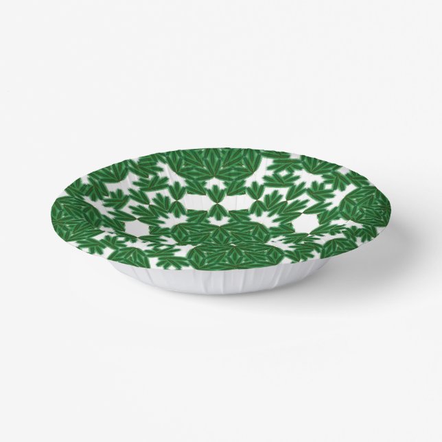 Celtic Pines  Paper Bowl Plate (Angled)