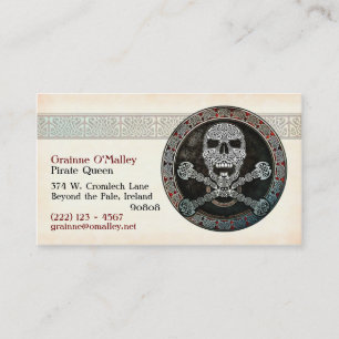 Celtic Pirate Business Cards