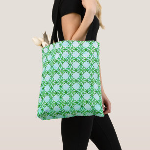 Celtic Plaid Knot Tote Bag