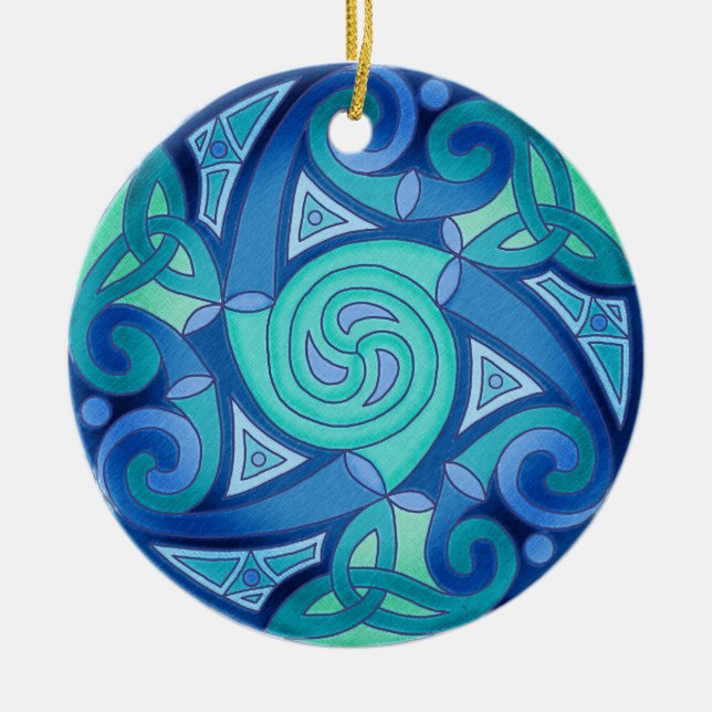 Celtic Planet Ornament (Front)