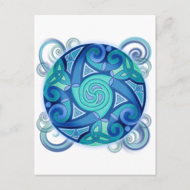 Celtic Planet Postcard (Front)