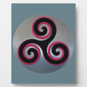 Celtic Powerful Good Luck Symbols Plaque