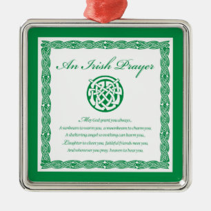 Celtic Prayer St. Patrick's Day Metal Tree Decoration