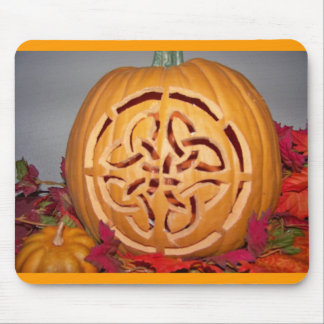 Celtic pumpkin carving mouse mat