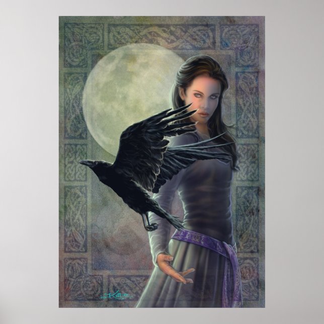 Celtic Raven Poster (Front)
