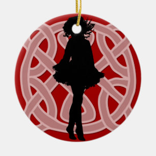 Celtic Red Dancer Ornament