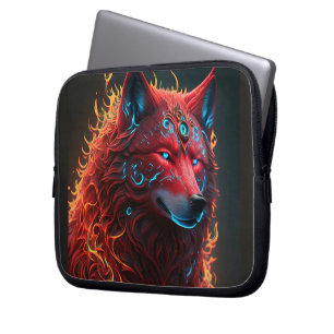 Celtic Red Wolf Laptop Sleeve