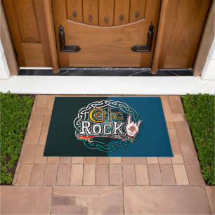Celtic rock doormat