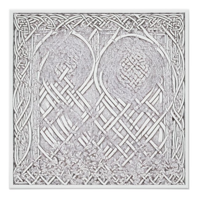 Celtic Rose A Poster (Front)