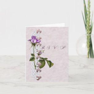 Celtic Rose RSVP Invitation