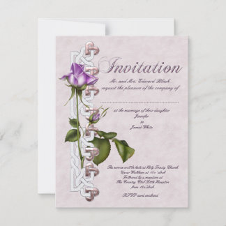 Celtic Rose Wedding Invitation