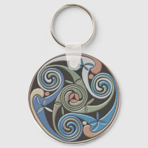 Celtic Round Design - Keychain