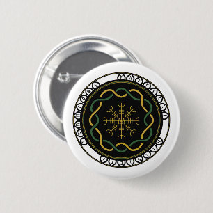 Celtic Runes 3 Button (Round)