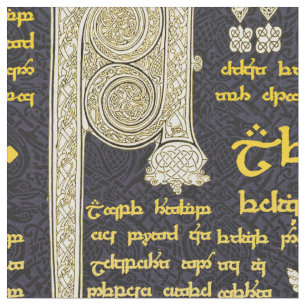 Celtic Sampler in Gold Gradients Fabric
