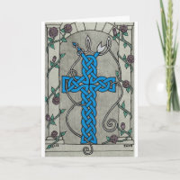 Celtic Serpent Cross card 1