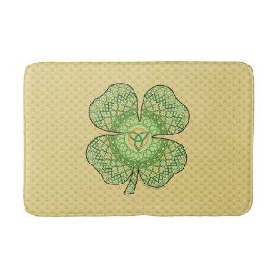 Celtic Shamrock Bath Mat