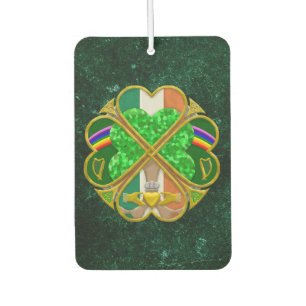 Celtic Shamrock Heritage Symbol Irish Inspired Car Air Freshener
