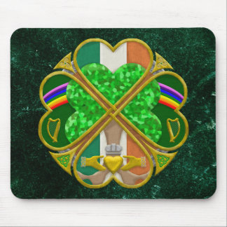 Celtic Shamrock Heritage Symbol Irish Inspired Mouse Mat