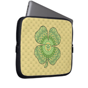 Celtic Shamrock Laptop Case