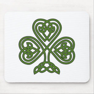 Celtic Shamrock - St Patricks Day Mouse Mat