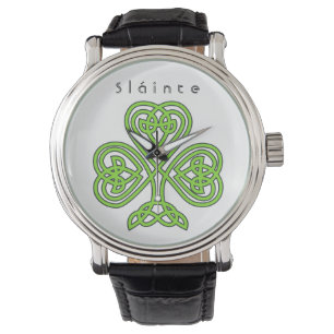 Celtic Shamrock St. Patrick's Day Slainte  Watch