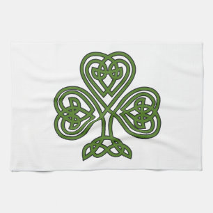 Celtic Shamrock - St Patricks Day Tea Towel