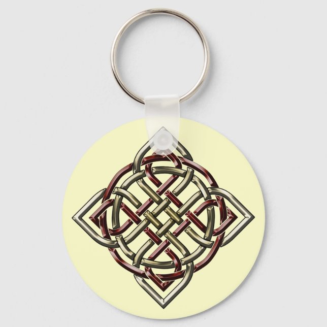 Celtic Shield Knot Keychain (Front)