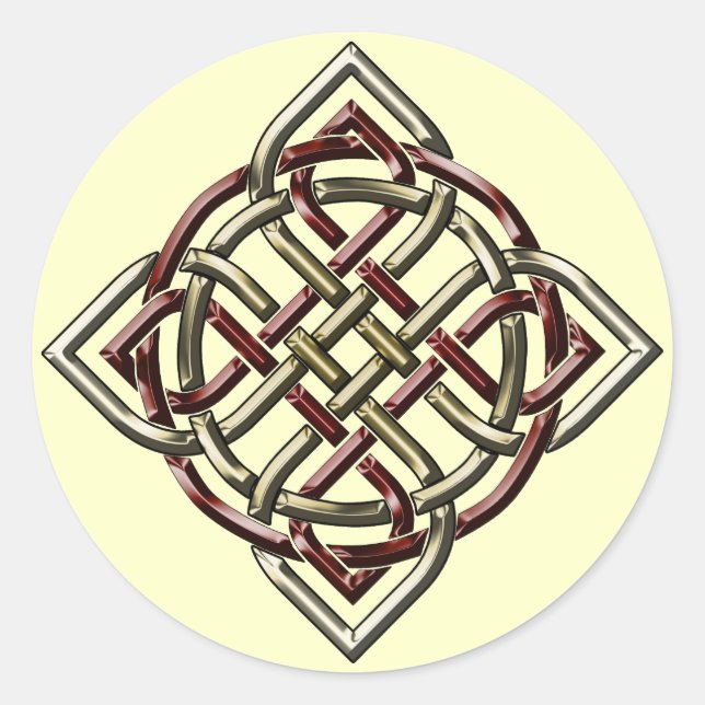 Celtic Shield Knot Sticker (Front)