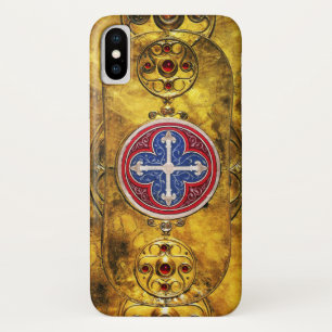 CELTIC SHIELD WITH CONSECRATION CROSS iPhone X CASE