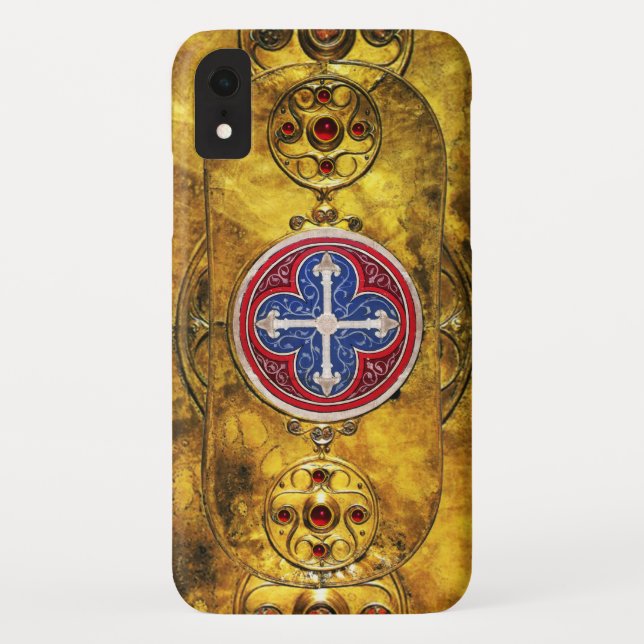 CELTIC SHIELD WITH  CONSECRATION CROSS Case-Mate iPhone CASE (Back)