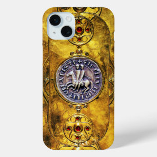 CELTIC SHIELD WITH SEAL OF THE KNIGHTS TEMPLAR iPhone 15 MINI CASE
