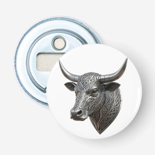 Celtic Silver Bull Head Viking Celtic Bottle Opener