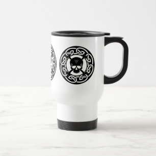 Celtic Skull & Crossbones  - Reusable Travel Mug