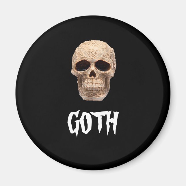 celtic skull magnet (Front)
