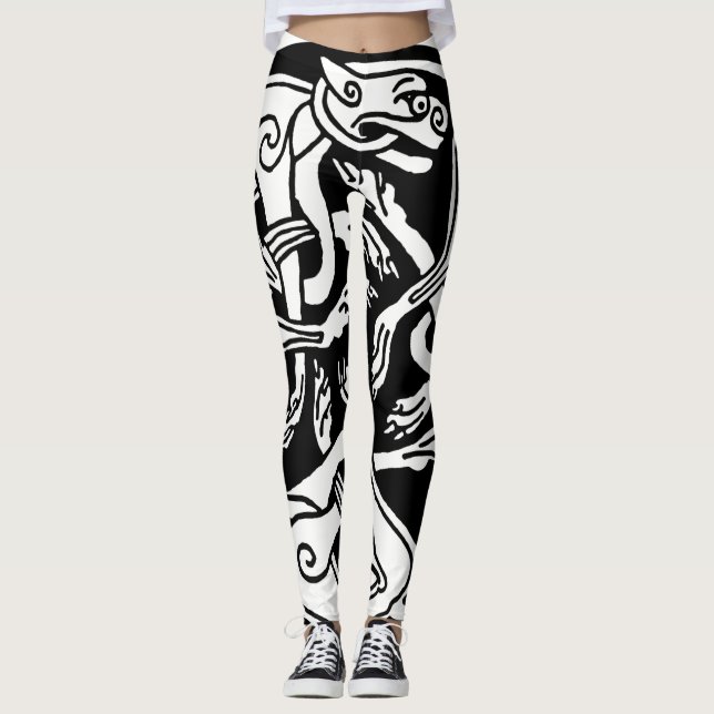 Celtic Snakes of Ireland Leggings (Front)