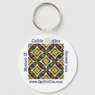Celtic solstice keychain