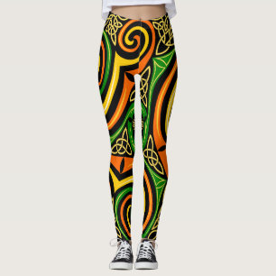 celtic spirals leggings