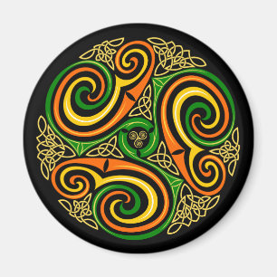 celtic spirals magnet