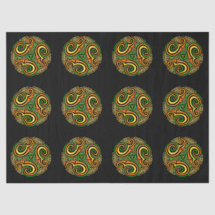 celtic spirals tissue paper